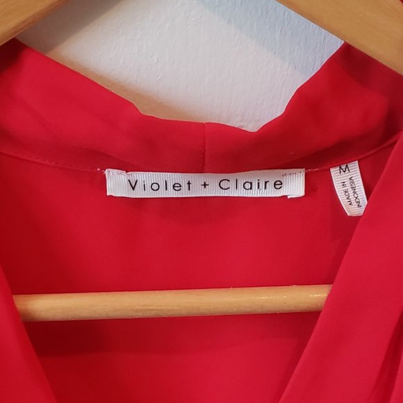 Violet and Clair red blouse - Picture 2 of 3